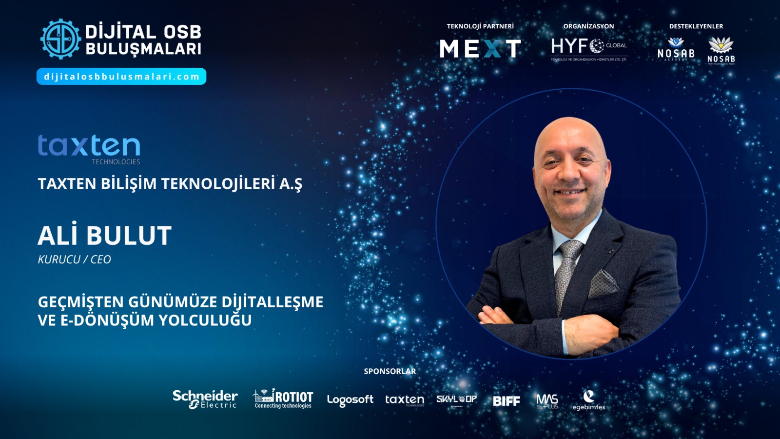 Ali Bulut — Dijital OSB Buluşmaları · 16 Eylül 2026 · Bursa